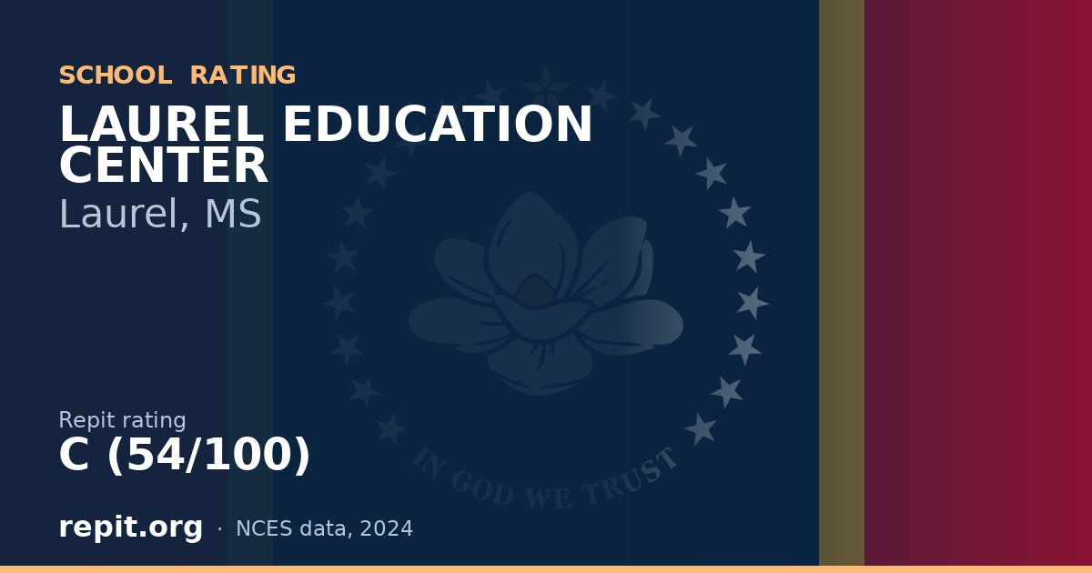 LAUREL EDUCATION CENTER, Laurel, MS — Repit school rating C (54/100)