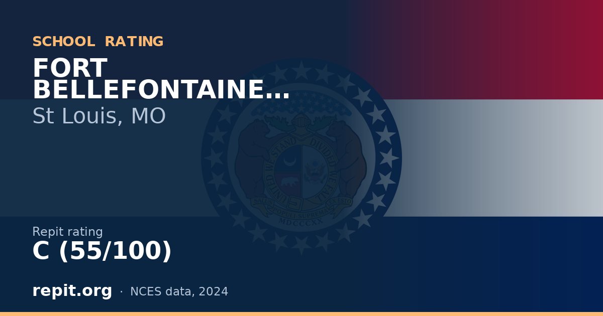 FORT BELLEFONTAINE CAMPUS, St Louis, MO — Repit school rating C (55/100)