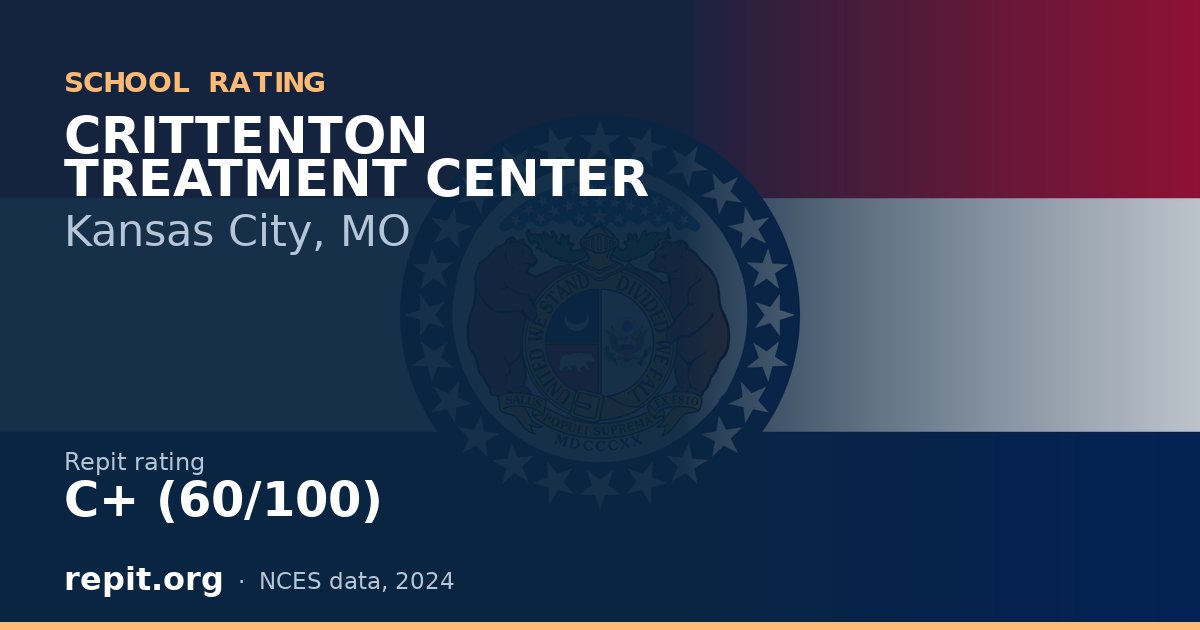 CRITTENTON TREATMENT CENTER, Kansas City, MO — Repit school rating C+ (60/100)