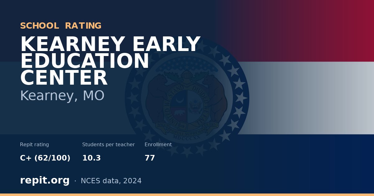 KEARNEY EARLY EDUCATION CENTER, Kearney, MO — Repit school rating C+ (62/100)