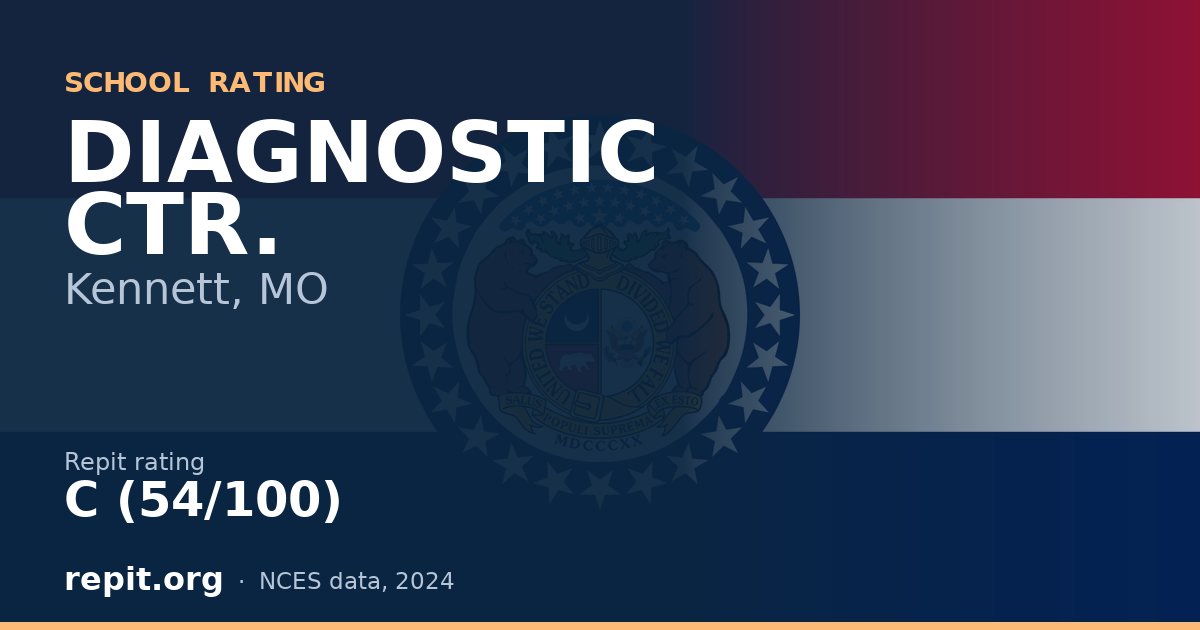 DIAGNOSTIC CTR., Kennett, MO — Repit school rating C (54/100)