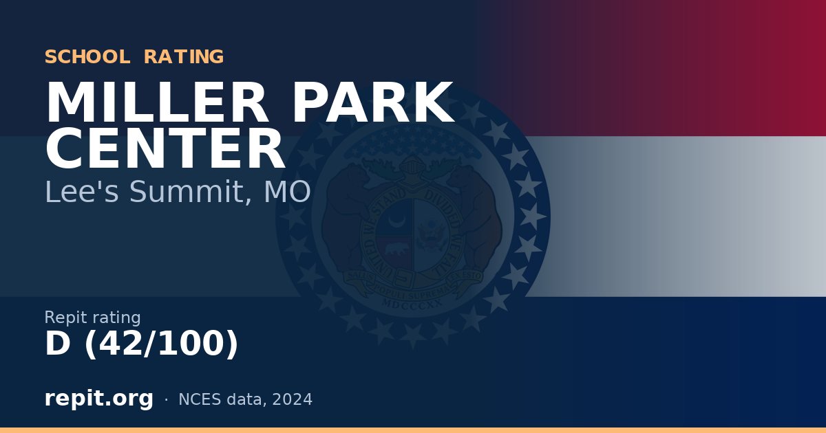 MILLER PARK CENTER, Lee's Summit, MO — Repit school rating D (42/100)