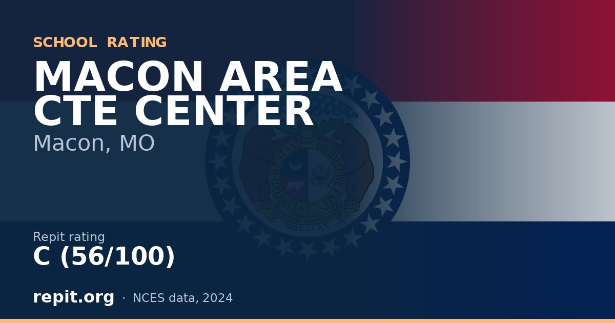 MACON AREA CTE CENTER, Macon, MO — Repit school rating C (56/100)