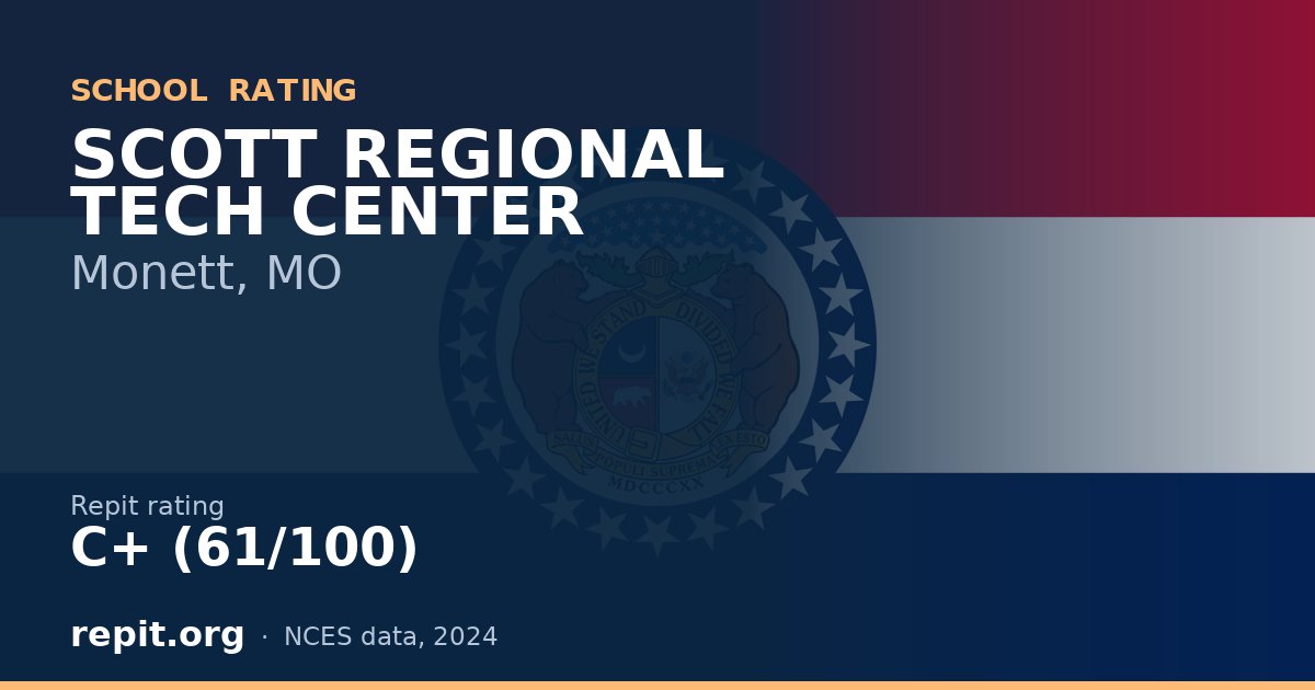 SCOTT REGIONAL TECH CENTER, Monett, MO — Repit school rating C+ (61/100)