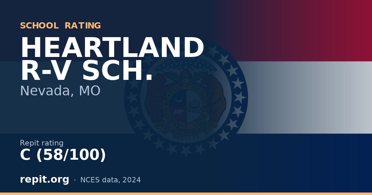 HEARTLAND R-V SCH., Nevada, MO — Repit school rating C (58/100)
