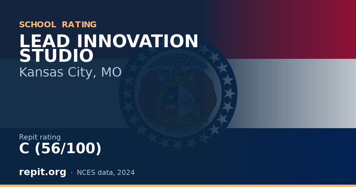 LEAD INNOVATION STUDIO, Kansas City, MO — Repit school rating C (56/100)