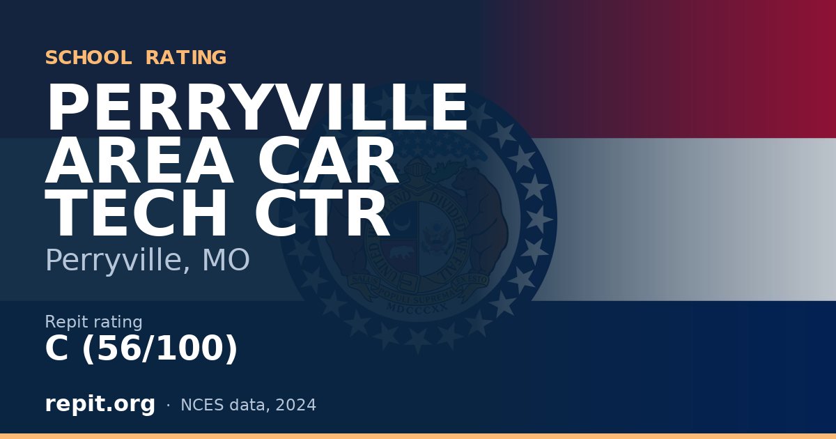 PERRYVILLE AREA CAR  TECH CTR, Perryville, MO — Repit school rating C (56/100)