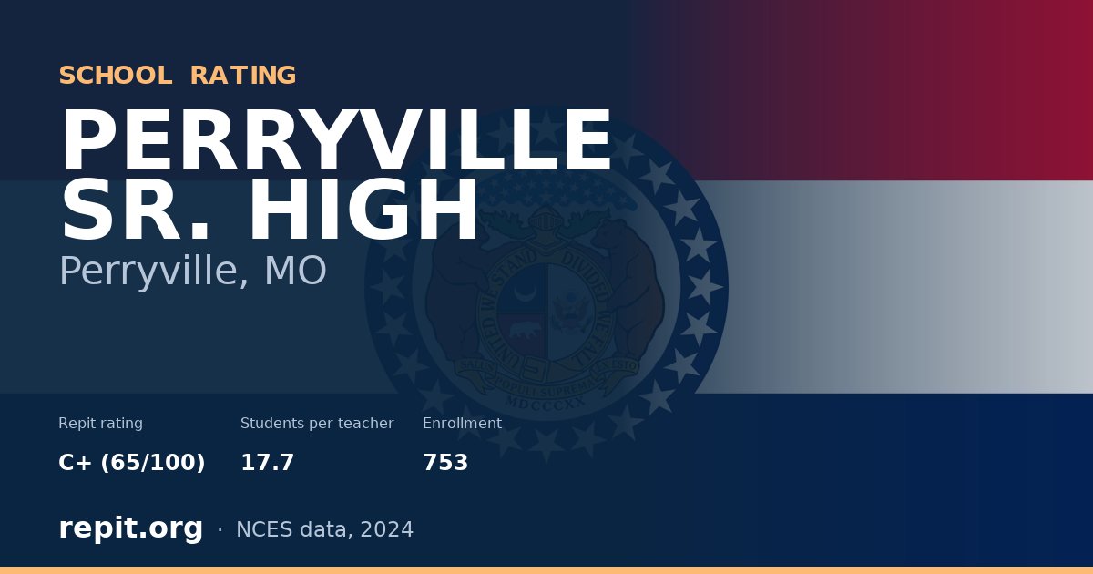 PERRYVILLE SR. HIGH, Perryville, MO — Repit school rating C+ (65/100)