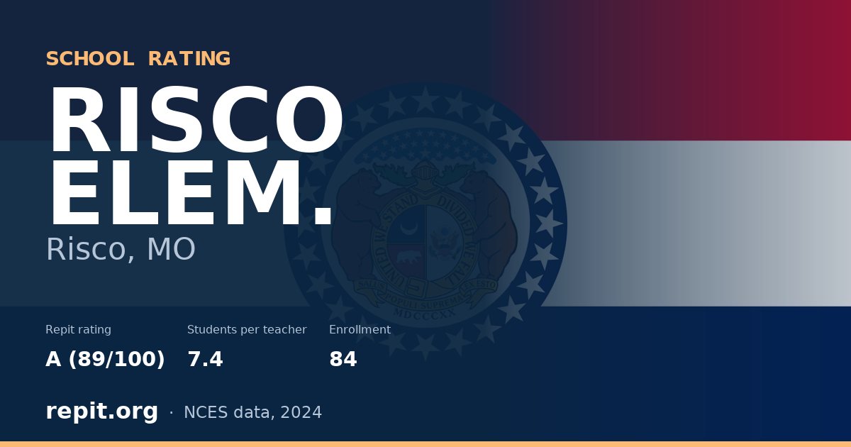 RISCO ELEM., Risco, MO — Repit school rating A (89/100)