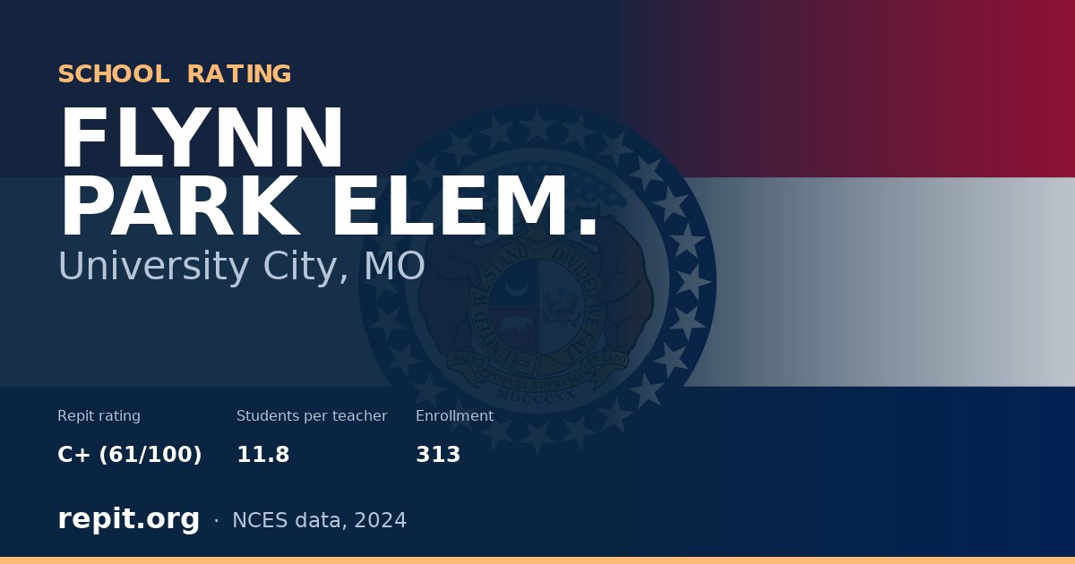 FLYNN PARK ELEM., University City, MO — Repit school rating C+ (61/100)