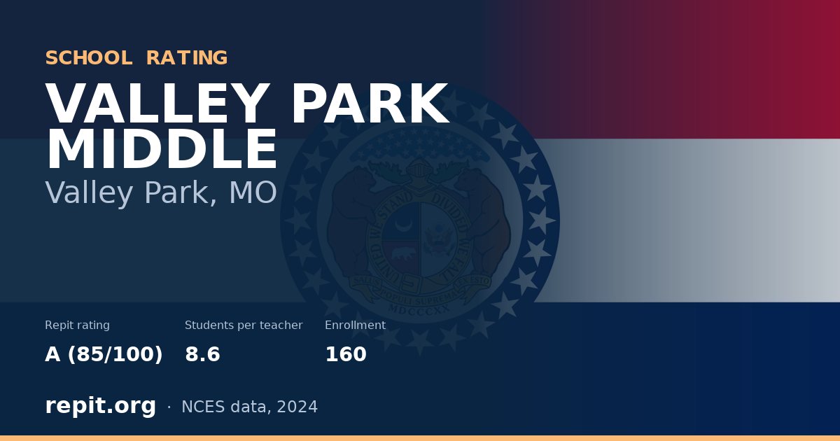 VALLEY PARK MIDDLE, Valley Park, MO — Repit school rating A (85/100)