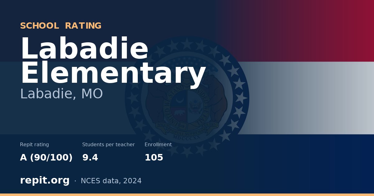 Labadie Elementary, Labadie, MO — Repit school rating A (90/100)