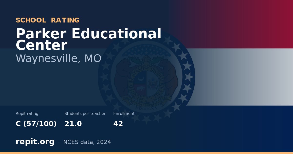 Parker Educational Center, Waynesville, MO — Repit school rating C (57/100)
