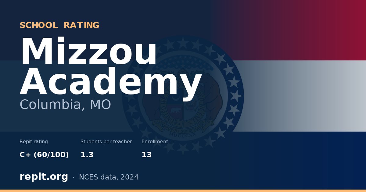 Mizzou Academy, Columbia, MO — Repit school rating C+ (60/100)