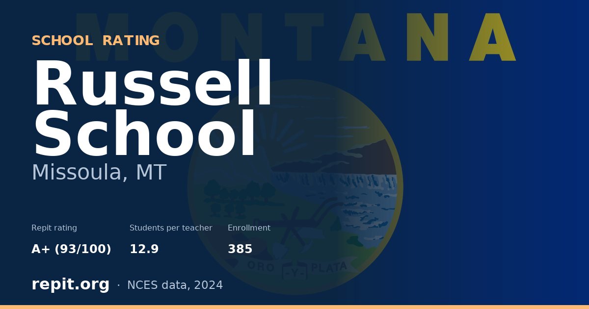 Russell School, Missoula, MT — Repit school rating A+ (93/100)