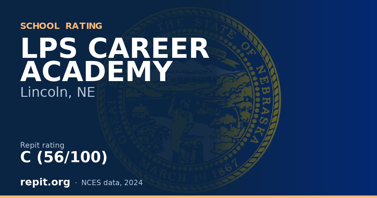 LPS CAREER ACADEMY, Lincoln, NE — Repit school rating C (56/100)