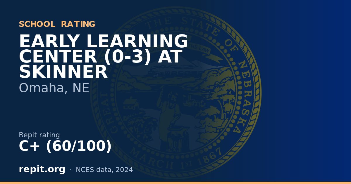 EARLY LEARNING CENTER (0-3) AT SKINNER, Omaha, NE — Repit school rating C+ (60/100)