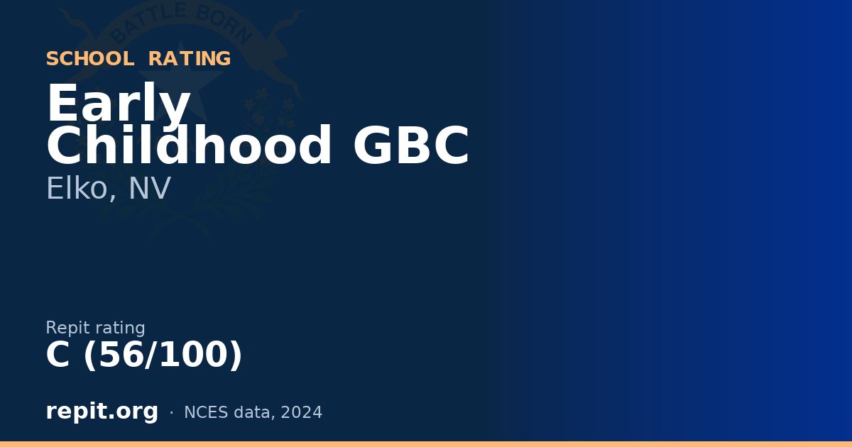 Early Childhood GBC, Elko, NV — Repit school rating C (56/100)