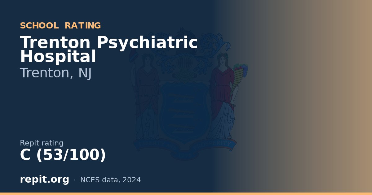 Trenton Psychiatric Hospital, Trenton, NJ — Repit school rating C (53/100)