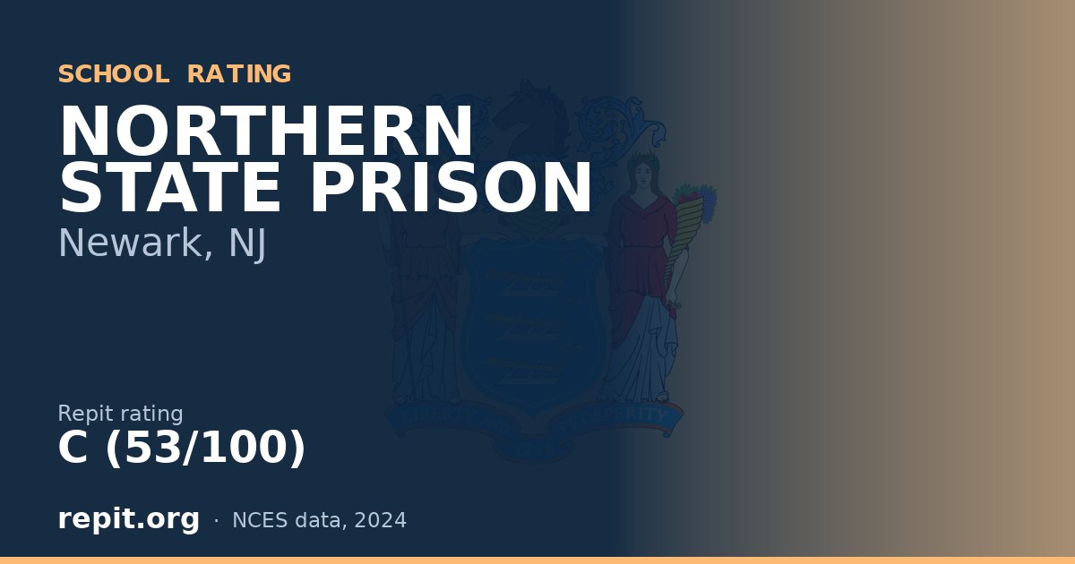 NORTHERN STATE PRISON, Newark, NJ — Repit school rating C (53/100)