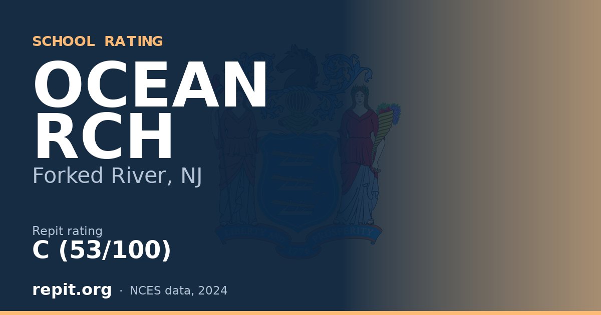 OCEAN RCH, Forked River, NJ — Repit school rating C (53/100)