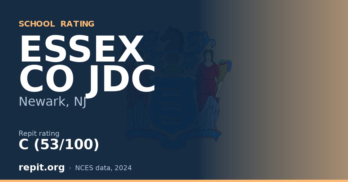 ESSEX CO JDC, Newark, NJ — Repit school rating C (53/100)