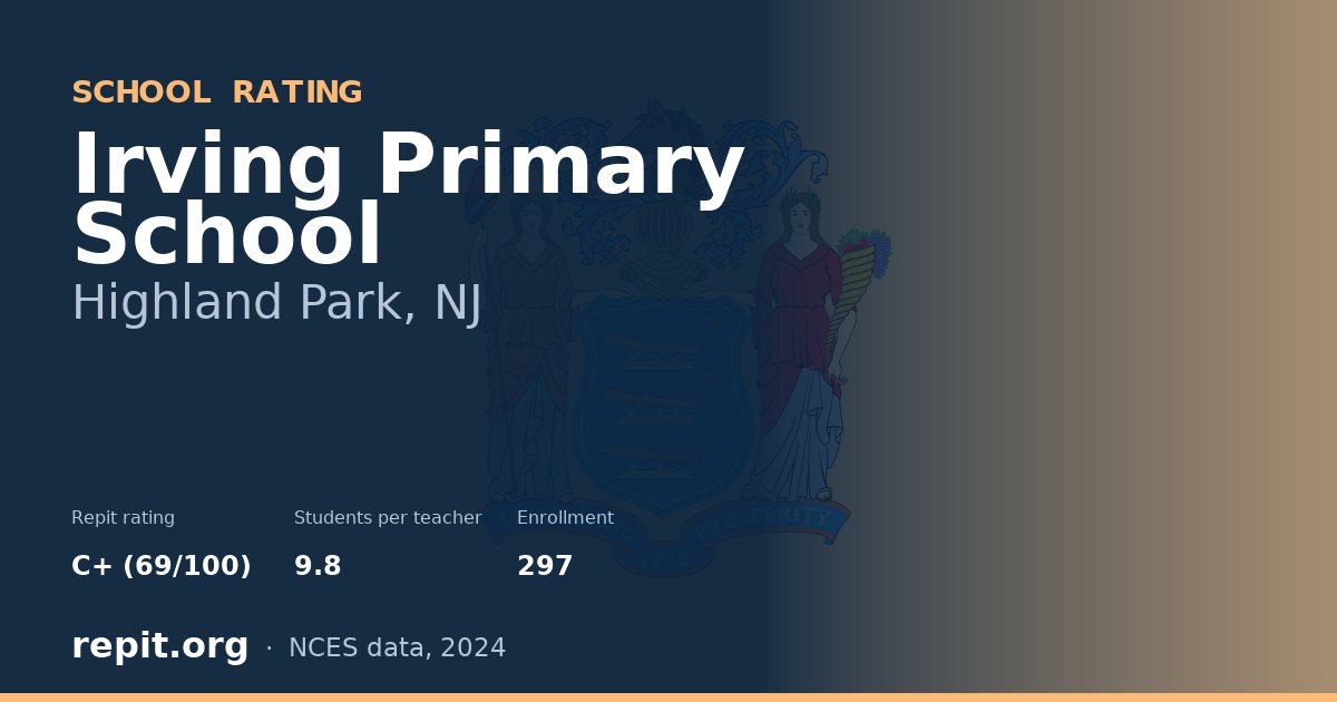 Irving Primary School, Highland Park, NJ — Repit school rating C+ (69/100)