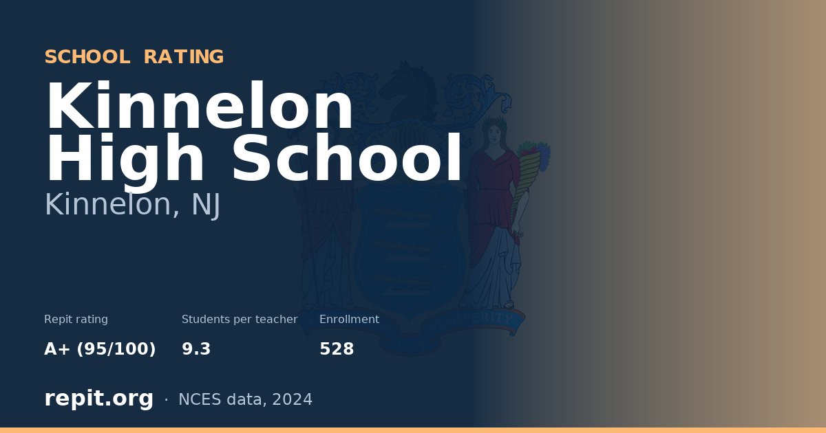 Kinnelon High School, Kinnelon, NJ — Repit school rating A+ (95/100)