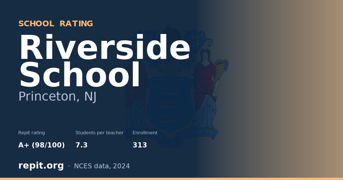 Riverside School, Princeton, NJ — Repit school rating A+ (98/100)