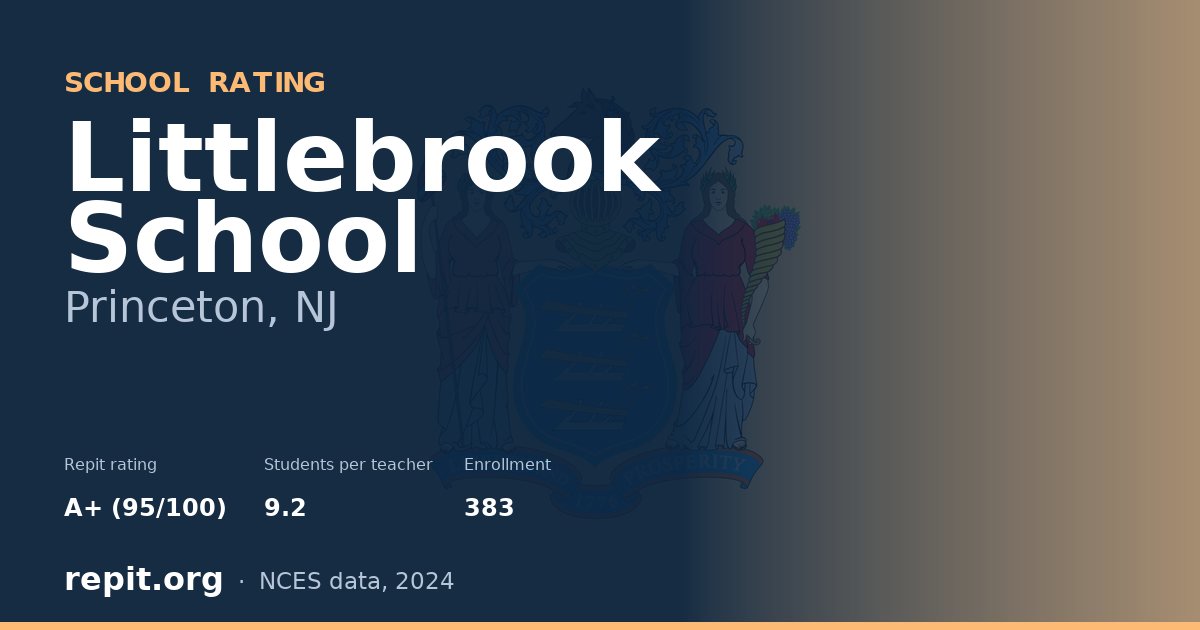 Littlebrook School, Princeton, NJ — Repit school rating A+ (95/100)