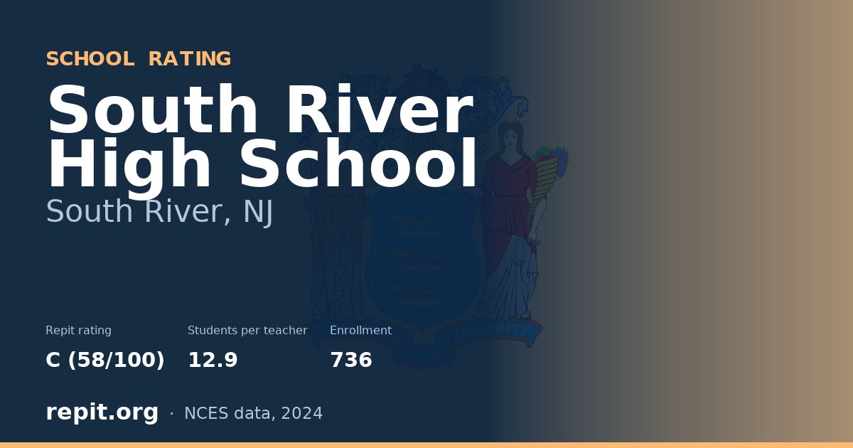 South River High School, South River, NJ — Repit school rating C (58/100)