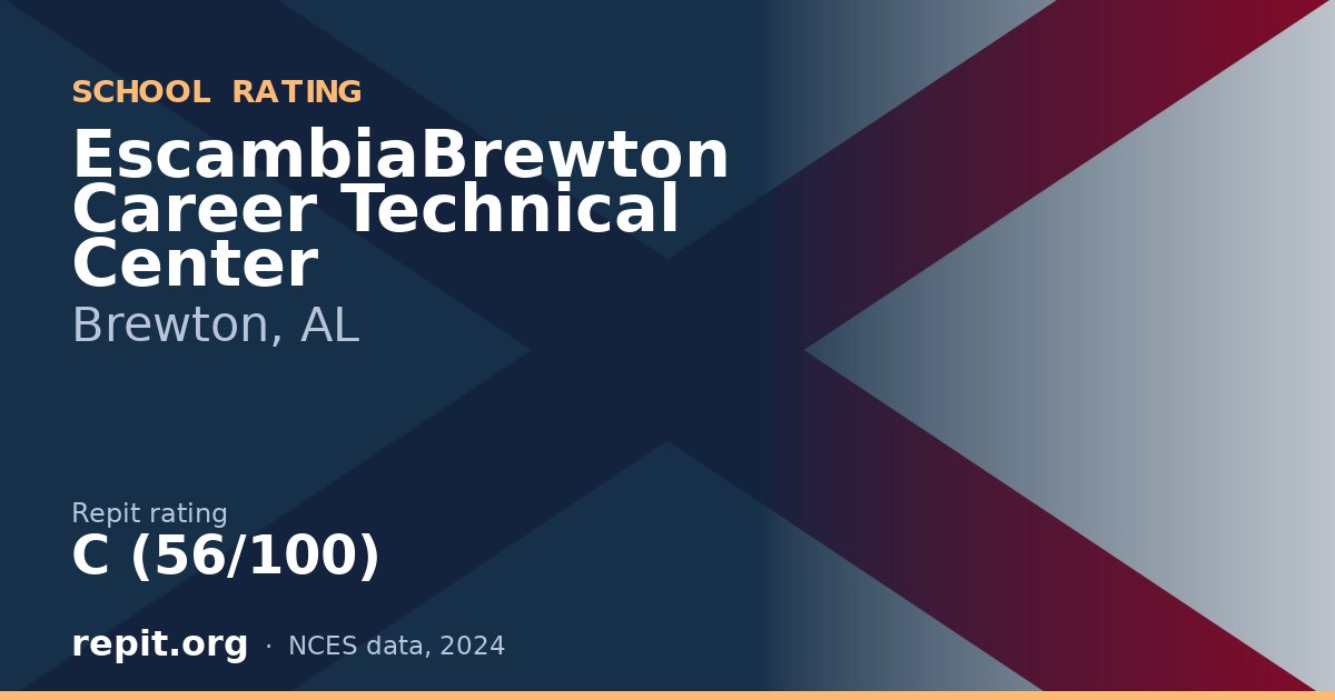 EscambiaBrewton Career Technical Center, Brewton, AL — Repit school rating C (56/100)