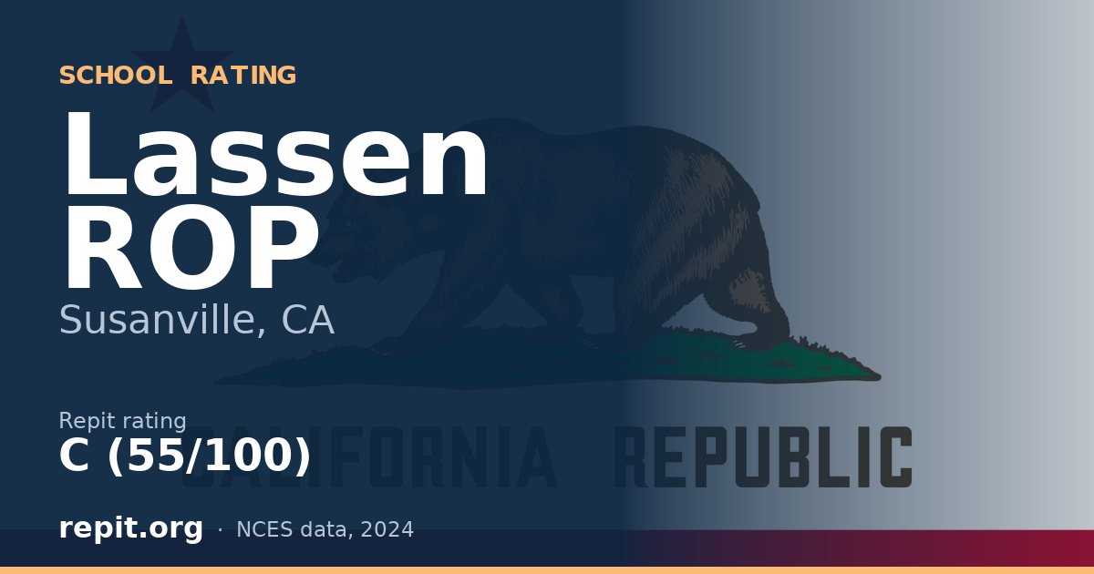 Lassen ROP, Susanville, CA — Repit school rating C (55/100)