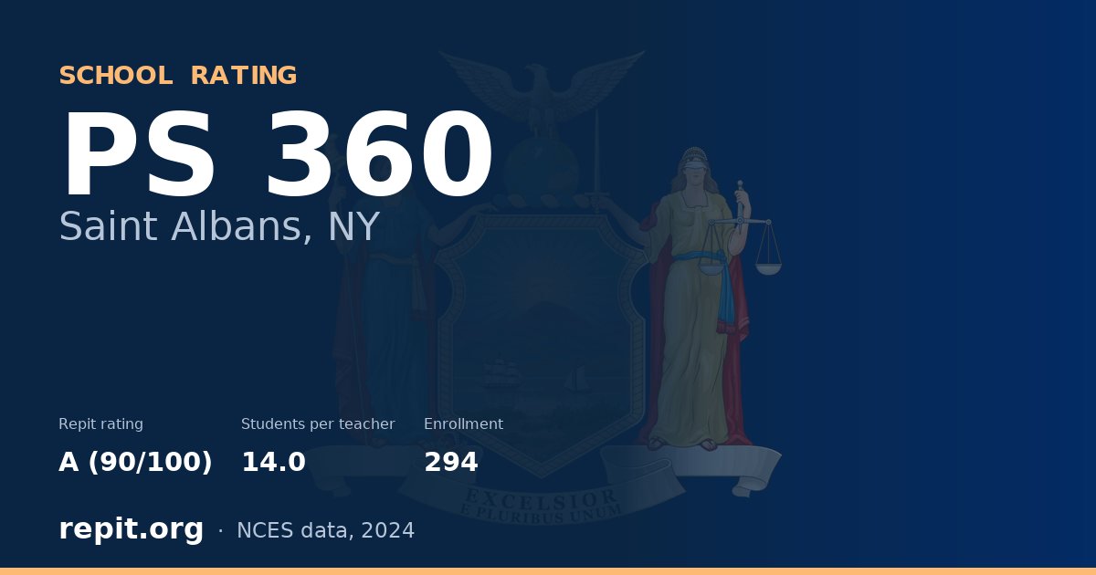 PS 360, Saint Albans, NY — Repit school rating A (90/100)