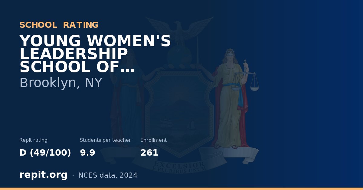 YOUNG WOMEN'S LEADERSHIP SCHOOL OF BROOKLYN, Brooklyn, NY — Repit school rating D (49/100)