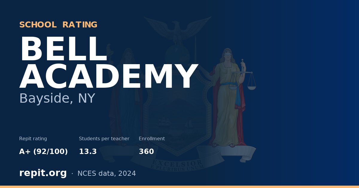 BELL ACADEMY, Bayside, NY — Repit school rating A+ (92/100)
