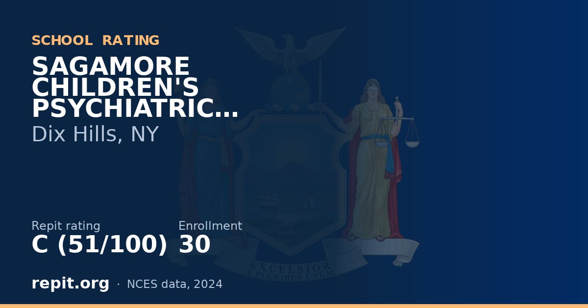 SAGAMORE CHILDREN'S PSYCHIATRIC CENTER, Dix Hills, NY — Repit school rating C (51/100)