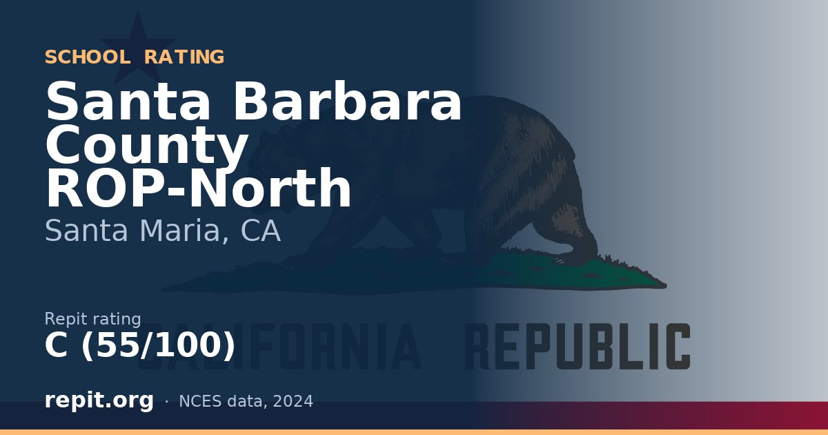 Santa Barbara County ROP-North, Santa Maria, CA — Repit school rating C (55/100)