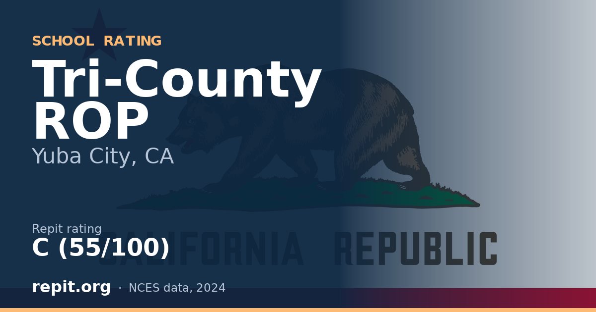 Tri-County ROP, Yuba City, CA — Repit school rating C (55/100)