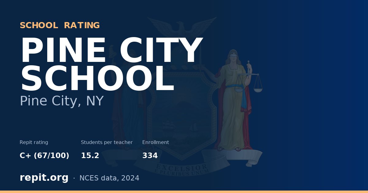 PINE CITY SCHOOL, Pine City, NY — Repit school rating C+ (67/100)