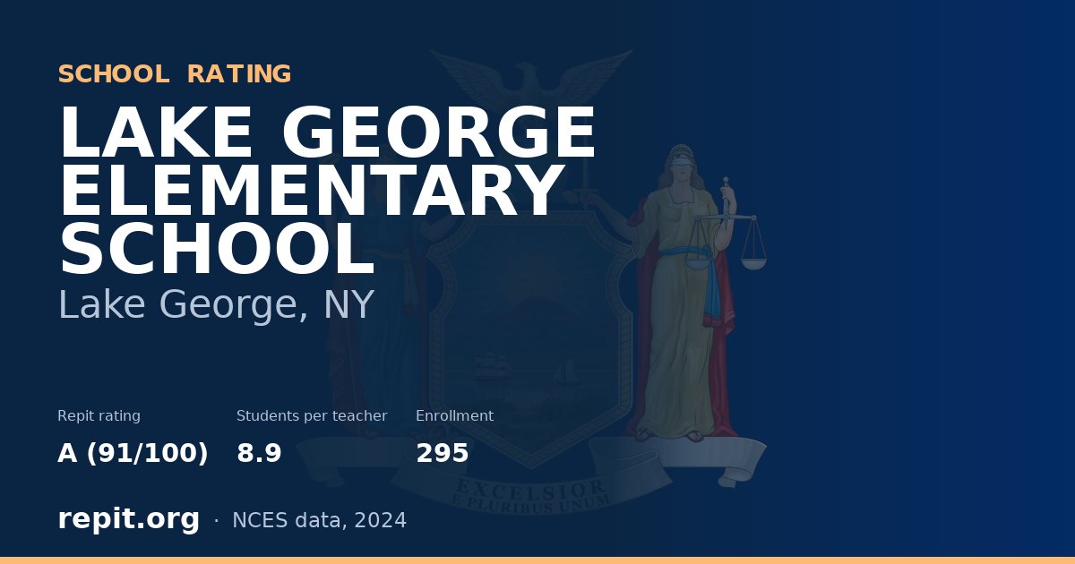 LAKE GEORGE ELEMENTARY SCHOOL, Lake George, NY — Repit school rating A (91/100)