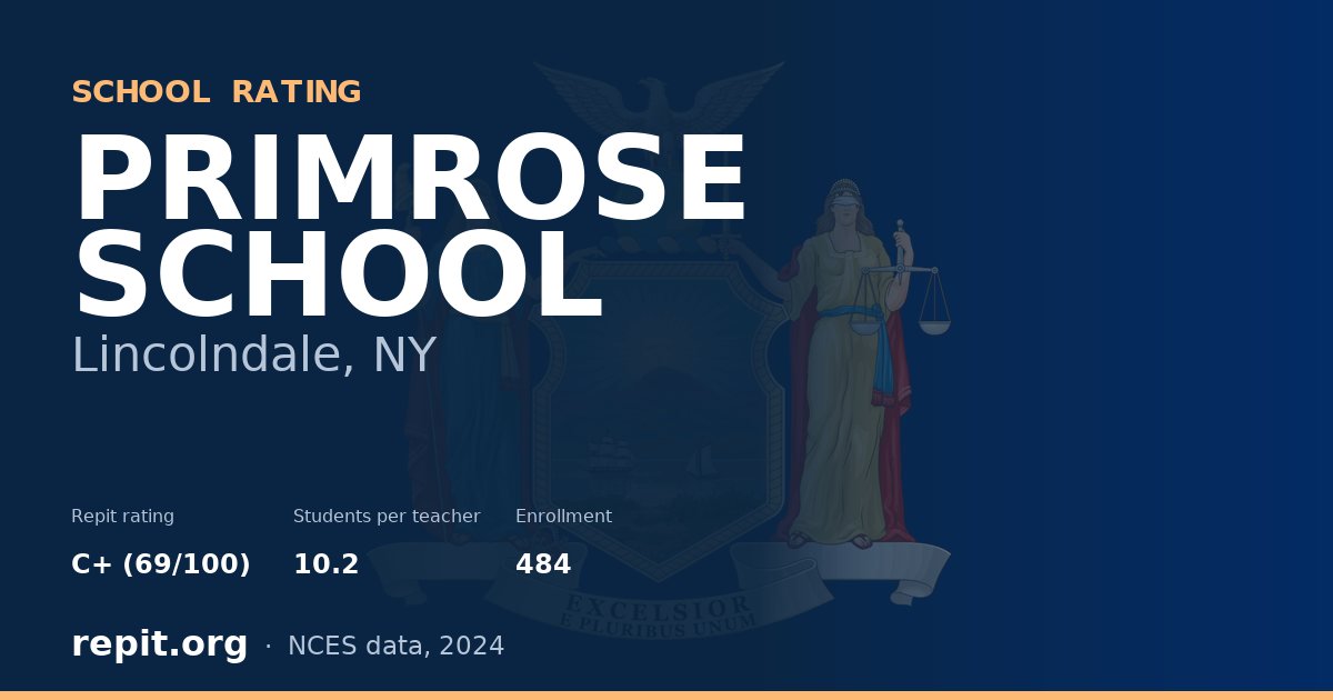 PRIMROSE SCHOOL, Lincolndale, NY — Repit school rating C+ (69/100)