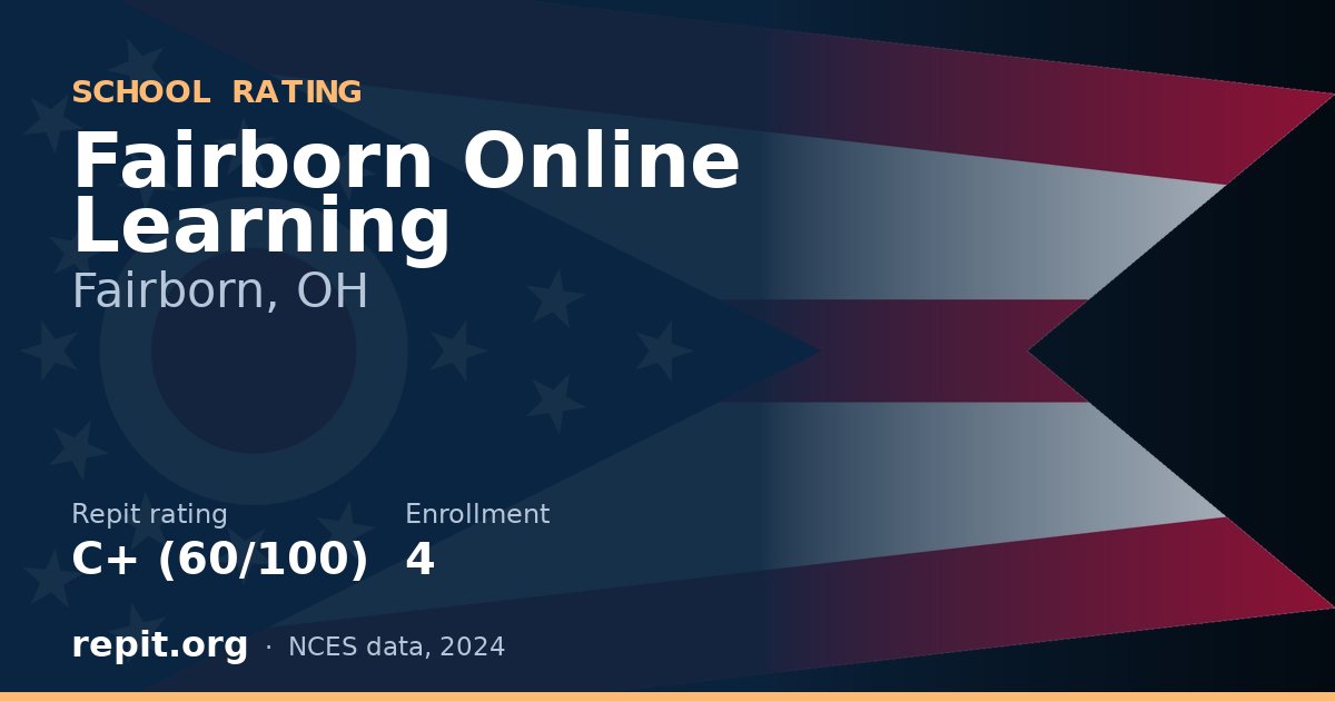 Fairborn Online Learning, Fairborn, OH — Repit school rating C+ (60/100)