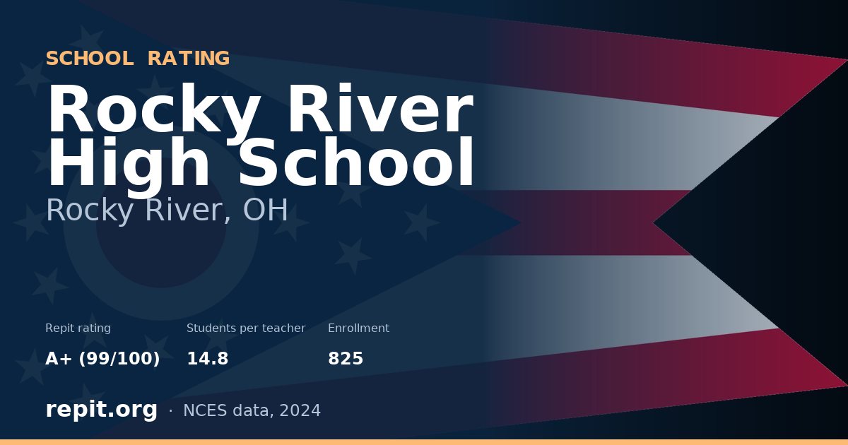 Rocky River High School, Rocky River, OH — Repit school rating A+ (99/100)