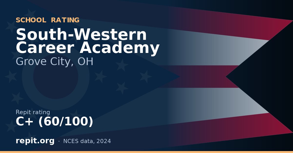 South-Western Career Academy, Grove City, OH — Repit school rating C+ (60/100)