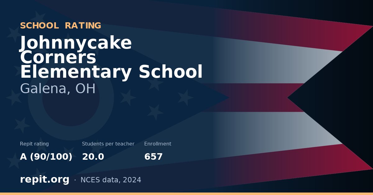 Johnnycake Corners Elementary School, Galena, OH — Repit school rating A (90/100)