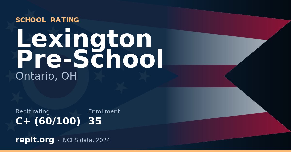 Lexington Pre-School, Ontario, OH — Repit school rating C+ (60/100)
