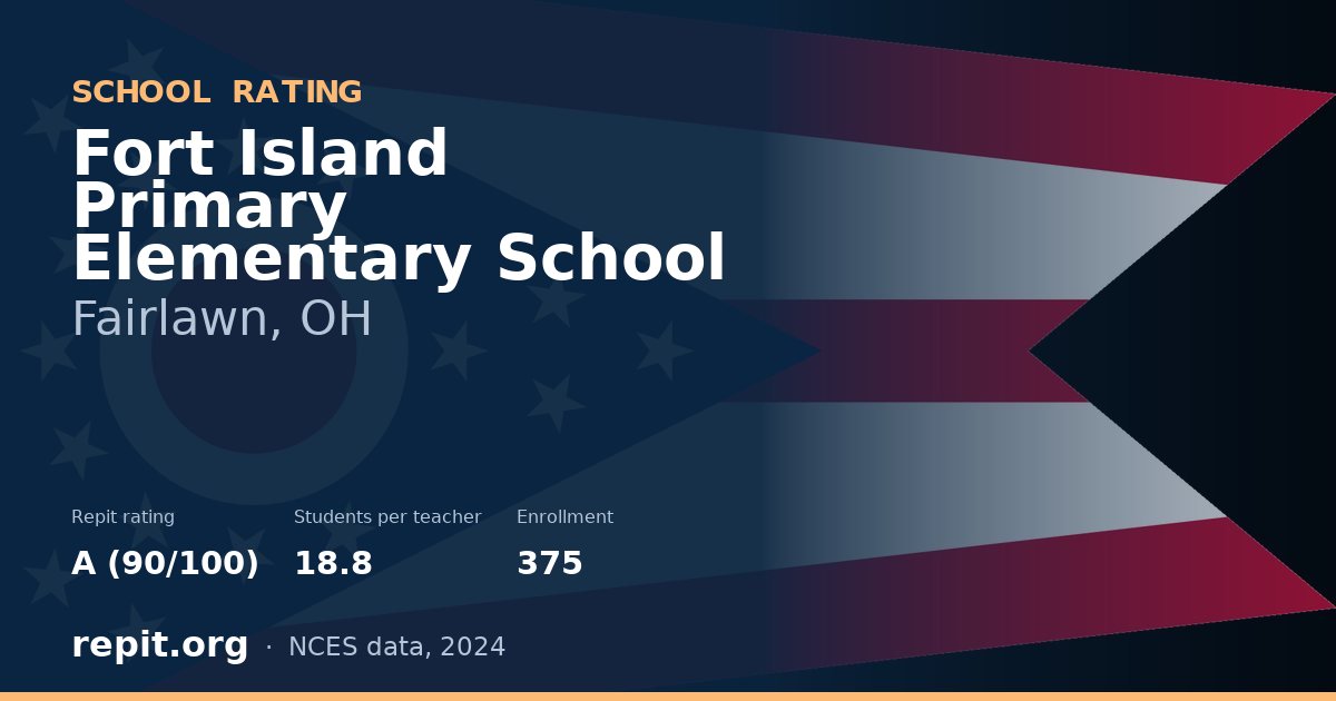Fort Island Primary Elementary School, Fairlawn, OH — Repit school rating A (90/100)