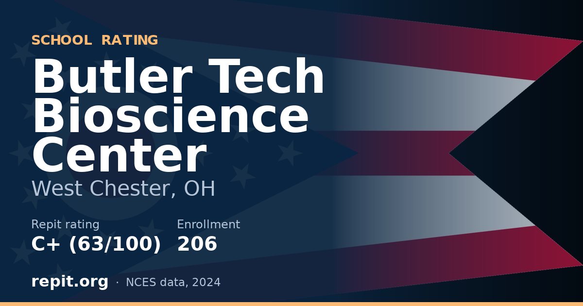 Butler Tech Bioscience Center, West Chester, OH — Repit school rating C+ (63/100)