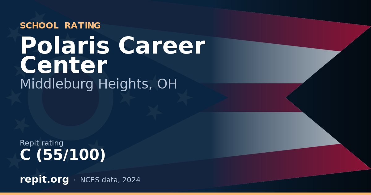 Polaris Career Center, Middleburg Heights, OH — Repit school rating C (55/100)